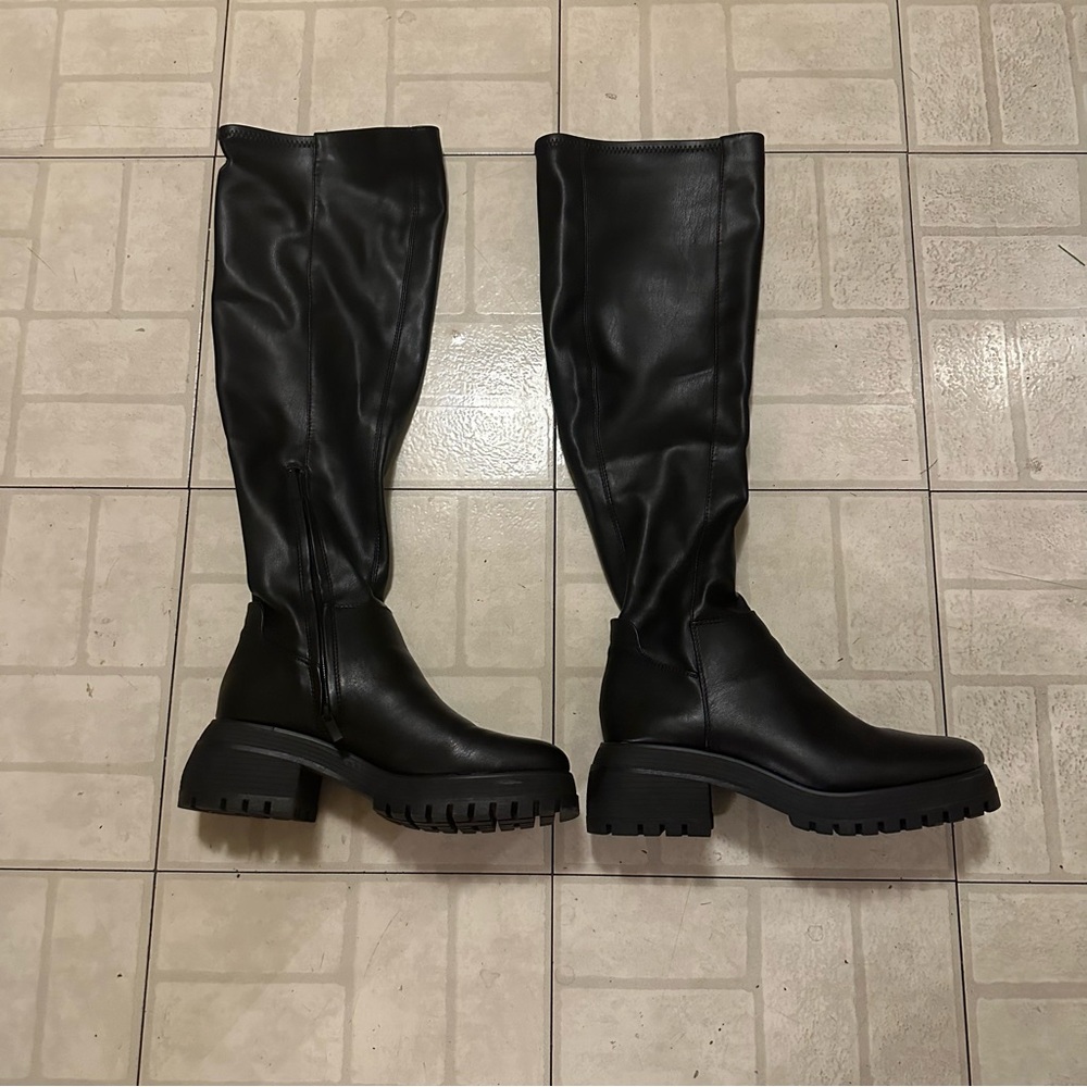 Franco Sarto Juni Over-the-Knee Boot- 9.5, Black, NWOT